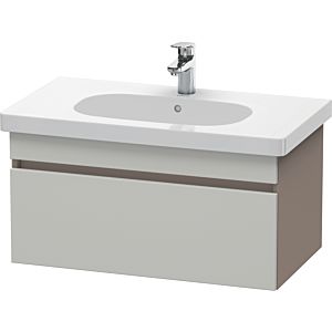 Duravit DuraStyle vanity unit DS638400743 80 x 45.3 cm, concrete gray / basalt matt, 2000 pull-out, wall-hung