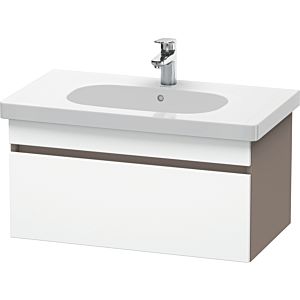 Duravit DuraStyle Waschtisch-Unterschrank DS638401843 80 x 45,3 cm, weiß matt/basalt matt, 1 Auszug, wandhängend
