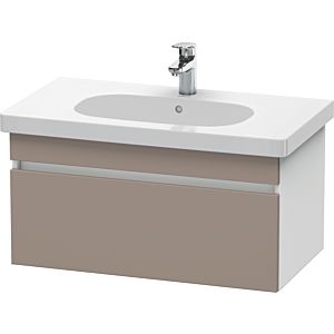 Duravit DuraStyle vanity unit DS638404318 80 x 45.3 cm, basalt matt / white matt, 2000 pull-out, wall-hung