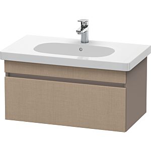 Duravit DuraStyle vanity unit DS638407543 80 x 45.3 cm, linen / basalt matt, 2000 pull-out, wall-hung