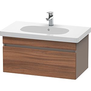Duravit DuraStyle vasque match0 DS638407943 80 x 45,3 cm, noyer naturel / basalte mat, 2000 , suspendu