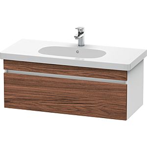 Duravit DuraStyle vanity unit DS638502118 100 x 45.3 cm, dark walnut / matt white, 2000 pull-out, wall-hung