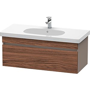 Duravit DuraStyle Waschtisch-Unterschrank DS638502143 100 x 45,3 cm, nussbaum dunkel/basalt matt, 1 Auszug, wandhängend