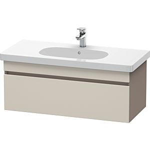Duravit DuraStyle Waschtisch-Unterschrank DS638509143 100 x 45,3 cm, taupe/basalt matt, 1 Auszug, wandhängend
