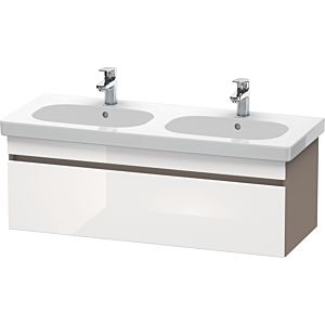 Duravit DuraStyle vasque DS638602243 115 x 45,3 cm, blanc brillant / basalte mat, 2000 coulissant, suspendu