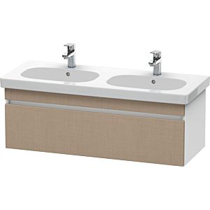 Duravit DuraStyle Waschtisch-Unterschrank DS638607518 115 x 45,3 cm, leinen/weiß matt, 1 Auszug, wandhängend