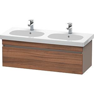 Duravit DuraStyle vanity unit DS638607943 115 x 45.3 cm, natural walnut / basalt matt, 2000 pull-out, wall-hung