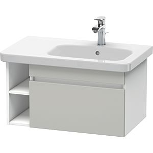 Duravit DuraStyle vasque DS639300718 73 x 44,8 cm, vasque à droite, gris béton / blanc mat, coulissant 2000