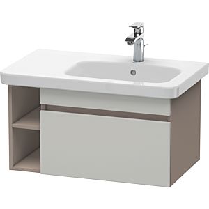 Duravit DuraStyle vasque DS639300743 73 x 44,8 cm, vasque à droite, gris béton / basalte mat, coulissant 2000