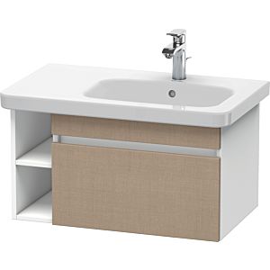 Duravit DuraStyle vasque DS639307518 73 x 44,8 cm, vasque à droite, lin / blanc mat, 2000 coulissant