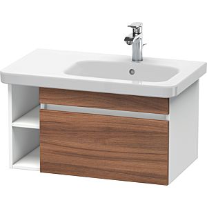Duravit DuraStyle Waschtisch-Unterschrank DS639307918 73 x 44,8 cm, Becken rechts, nussbaum natur/weiß matt, 1 Auszug