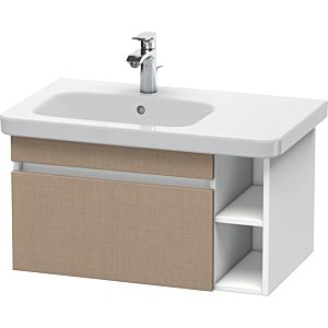 Duravit DuraStyle vanity unit DS639407518 73 x 44.8 cm, basin left, linen / matt white, 2000 pull-out