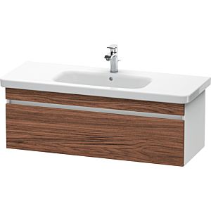 Duravit DuraStyle Waschtisch-Unterschrank DS639502118 113 x 44,8 cm, nussbaum dunkel/weiß matt, 1 Auszug, wandhängend