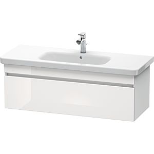 Duravit DuraStyle vanity unit DS639502218 113 x 44.8 cm, white high gloss / white matt, 2000 pull-out, wall-hung