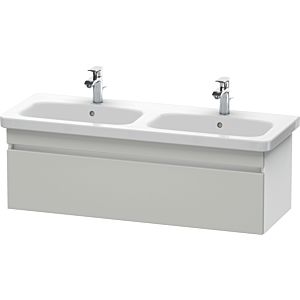 Duravit DuraStyle Waschtisch-Unterschrank DS639800718 123x44,8x39,8cm, 1 Auszug, Becken links/rechts, betongrau/weiß matt