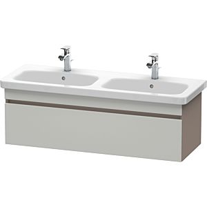 Duravit DuraStyle Waschtisch-Unterschrank DS639800743 123x44,8x39,8cm, 1 Auszug, Becken links/rechts, betongrau/basalt matt