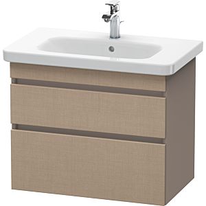 Duravit DuraStyle vanity unit DS648107543 73 x 44.8 cm, linen / basalt matt, 2 drawers, wall-hung