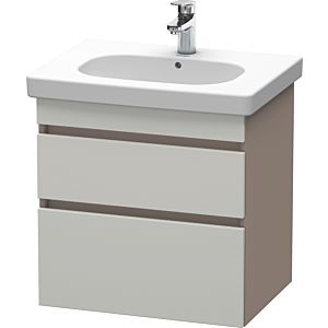 Duravit DuraStyle vanity unit DS648300743 60 x 45.3 cm, concrete gray / basalt matt, 2 drawers, wall-hung