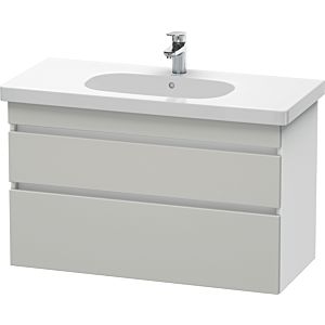 Duravit DuraStyle vanity unit DS648500718 100 x 45.3 cm, concrete gray / matt white, 2 drawers, wall-hung