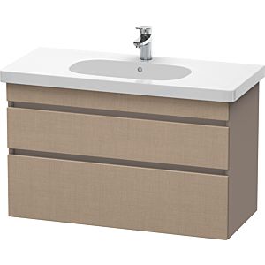 Duravit DuraStyle vanity unit DS648507543 100 x 45.3 cm, linen / basalt matt, 2 drawers, wall-hung