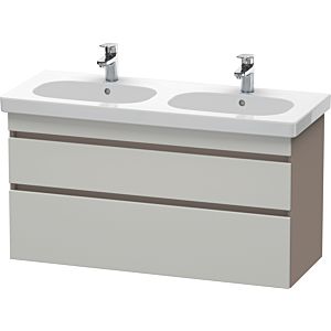 Duravit DuraStyle vasque DS648600743 115 x 45,3 cm, gris béton / basalte mat, 2 tiroirs, suspendu