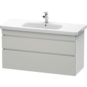 Duravit DuraStyle vasque DS649500718 113 x 44,8 cm, gris béton / blanc mat, 2 tiroirs, suspendu