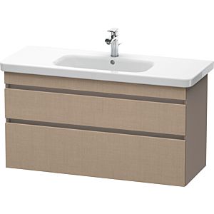 Duravit DuraStyle vanity unit DS649507543 113 x 44.8 cm, linen / basalt matt, 2 drawers, wall-hung