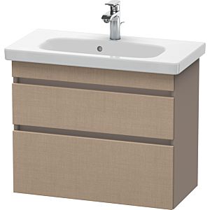 Duravit DuraStyle vasque DS649907543 73 x 36,8 cm, lin / basalte mat, 2 tiroirs, suspendu