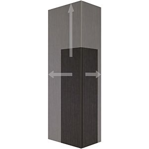 Duravit L-Cube Hochschrank LC1171L1616 50x24,3x176cm, Tür links, Eiche schwarz