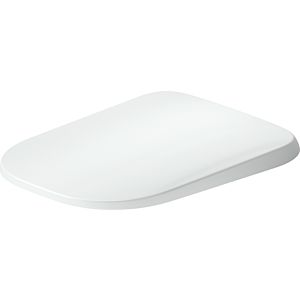 Duravit Univavo WC seat square 0022890000 automatic lowering, removable, stainless steel hinges, white