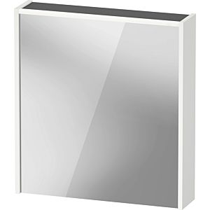 Duravit D-Code mirror cabinet DC7105R18180000 650x700 mm, white matt, with lighting and socket
