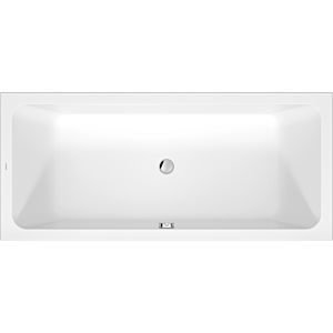 Duravit D-Code bathtub 700672000000000 reduced rim height 25mm, white, 1800x800mm