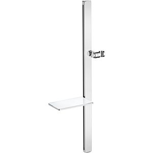 Barre de douche Duravit avec étagère UV0600015010 800mm, chrome brillant