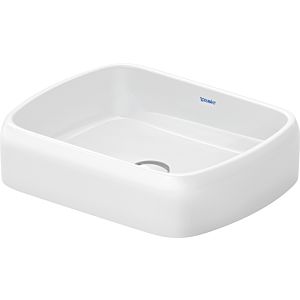 Vasque à poser Duravit Collection One 2384500079, sans trou de robinetterie, sans trop-plein, blanc brillant