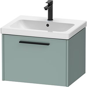 Duravit D-Code Waschtischunterschrank DC46650BDHG0000 Griff Diamantschwarz, Fjordgrün Matt, Wandhängend, Auszug 1, 584x400x460 mm