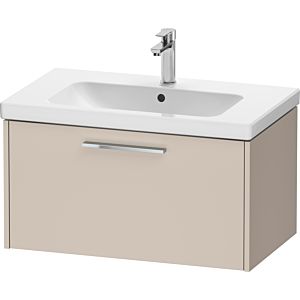 Duravit D-Code meuble sous-vasque DC4667010910000 poignée chromé, taupe mat, suspendu, coulissant 1, 784x400x460 mm