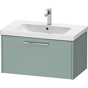 Duravit D-Code Waschtischunterschrank DC4667010HG0000 Griff Chrom, Fjordgrün Matt, Wandhängend, Auszug 1, 784x400x460 mm