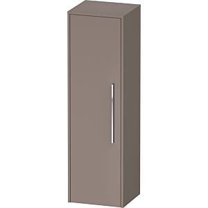 Duravit D-Code mid-tall cabinet DC1338L10430000 handle chrome, basalt matt, 400x1320x36 mm