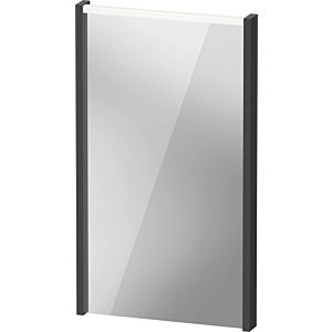 Duravit D-Code Mirror DC7075049490000 400x700x48, Graphite Matt, with LED lighting