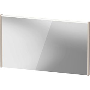 Duravit D-Code Mirror DC7079091910000 1200x700x48, Taupe Matt, with LED lighting