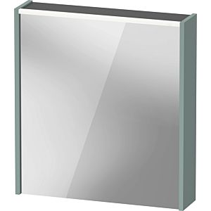 Duravit D-Code mirror cabinet DC7105LHGHG2000 650x700 mm, fjord green, with lighting and socket J