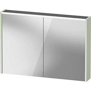 Duravit D-Code armoire à glace DC71070HHHH0000 1000x700x148, vert pâle mat, prise, éclairage LED