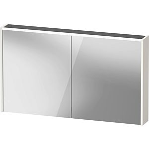 Duravit D-Code Spiegelschrank Verspiegelt DC7108022222000 1200x700x148, Weiß Hochglanz, Steckdose J, LED Beleuchtung