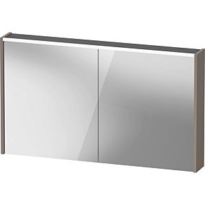 Duravit D-Code armoire à glace DC7108043432000 1200x700x148, basalte mat, prise J, éclairage LED