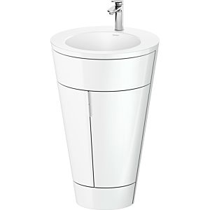 Duravit Starck 1,c-bonded Set S19512O10850010 Handle Chrome, Ceramic White Matt, Interior Lighting, Floor-standing, White High Gloss, 864 x 560 x 605 mm