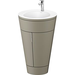 Duravit Starck 1,c-bonded Set S19512O10920010 Handle Chrome, Ceramic White Matt, Interior Lighting, Floor-standing, Stone Grey Satin Matt, 864 x 560 x 605 mm