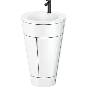 Duravit Starck 1,c-bonded Set S19512OBD850010 Handle Diamond Black, Ceramic White Matt, Interior Lighting, Floor-standing, White High Gloss, 864 x 560 x 605 mm