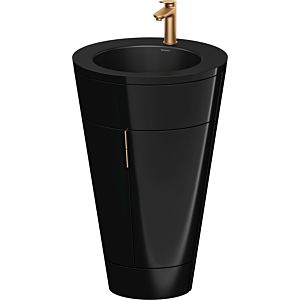 Duravit Starck 1,c-bonded Set S19514O04400010 Handle Bronze, Ceramic Black Matt, Interior Lighting, Floor-standing, Black High Gloss, 864 x 560 x 605 mm