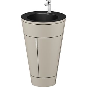 Duravit Starck 1,c-bonded Set S19514O10600000 Handle Chrome, Ceramic Black Matt, floor-standing, Taupe Silk Matt, 864 x 560 x 605 mm