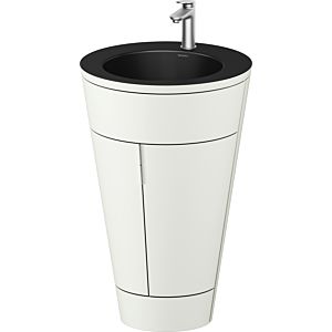 Duravit Starck 1,c-bonded Set S19514O70390000 Handle Stainless Steel, Ceramic Black Matt, floor-standing, Nordic White Satin Matt, 864 x 560 x 605 mm